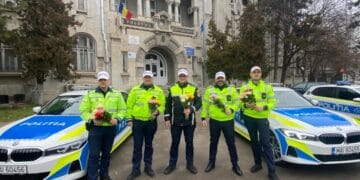 FLORI CE AU CULES ZÂMBETE PARTICIPANTELOR LA TRAFIC, DE 1 MARTIE