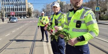 ZIUA INTERNAȚIONALĂ A FEMEII, MARCATĂ DE POLIȚIȘTII BRĂILENI