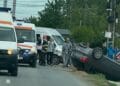 Accident rutier in localitatea Tichilești