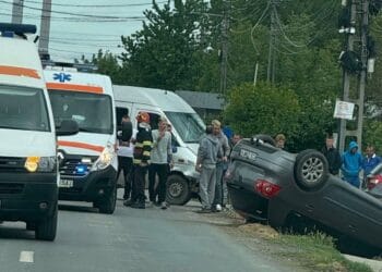 Accident rutier in localitatea Tichilești