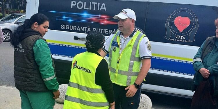 SĂPTĂMÂNA NAȚIONALĂ A SIGURANȚEI RUTIERE: activități de informare a cetățenilor străini pe linie rutieră