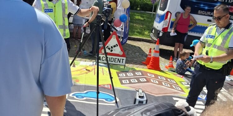 SIGURANȚĂ ȘI EDUCAȚIE ÎN PARCUL MONUMENT DIN BRĂILA, ALĂTURI DE POLIȚIȘTI ȘI COPII