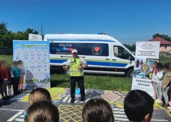 SIGURANȚA RUTIERĂ ÎN RÂNDUL CELOR MICI – PRIORITATEA POLIȚIȘTILOR DIN CADRUL SERVICIULUI RUTIER