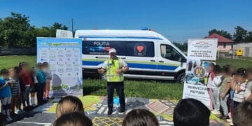 SIGURANȚA RUTIERĂ ÎN RÂNDUL CELOR MICI – PRIORITATEA POLIȚIȘTILOR DIN CADRUL SERVICIULUI RUTIER