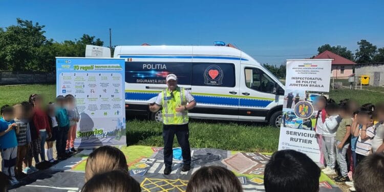 SIGURANȚA RUTIERĂ ÎN RÂNDUL CELOR MICI – PRIORITATEA POLIȚIȘTILOR DIN CADRUL SERVICIULUI RUTIER