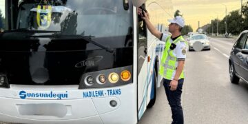 ACȚIUNE A POLIȚIȘTILOR RUTIERI PENTRU VERIFICAREA MICROBUZELOR ȘCOLARE