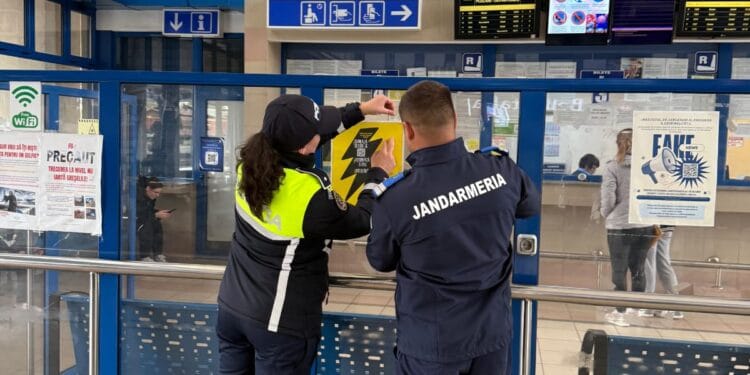 ACTIVITĂȚI INFORMATIV – PREVENTIVE DERULATE DE POLIȚIȘTII BRĂILENI  ÎN GARA C.F.R. BRĂILA