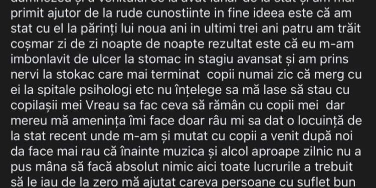 Ordin de protecție emis pentru o mamă cu patru copii