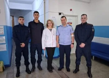 Donarea de sânge, un gest devenit tradiție pentru jandarmii brăileni