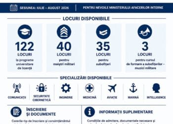 Start recrutărilor pentru instituțiile de învățământ militar și de informații